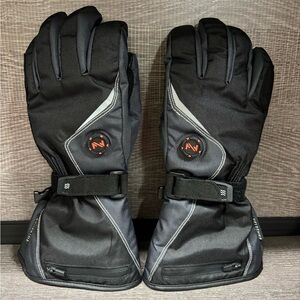 Field Sheer Rechargeable Battery Heated Gloves (Black) - Size S